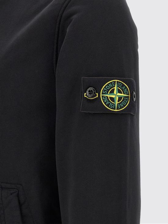 26FW 스톤 아일랜드 후드 티셔츠 6100062S0051 V0029 Black - STONE ISLAND