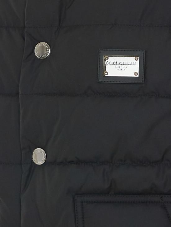 26FW 돌체앤가바나 패딩 조끼 G9AOJTGK319 N0000 Black - DOLCE & GABBANA