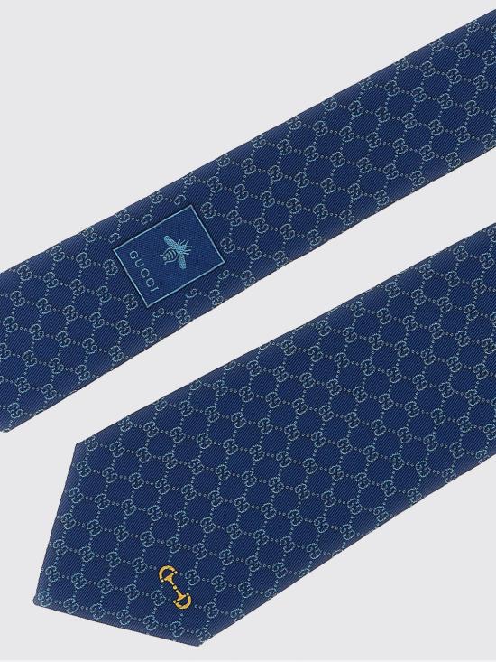 26SS 구찌 GG 넥타이 7443944E217 4969 Blue - GUCCI