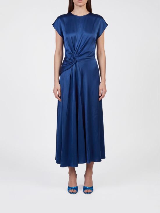 26FW 빅토리아 베컴 롱 원피스 1226WDR007292D 9886 Blue