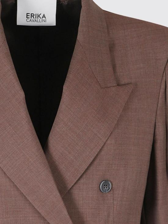 26FW 에리카 카발리니 수트 자켓 P6WZ08 U67 Brown - ERIKA CAVALLINI