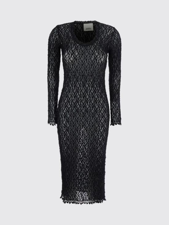 26FW 이자벨마랑 롱 원피스 RO1193FAD3J17I 01BK Black - ISABEL MARANT
