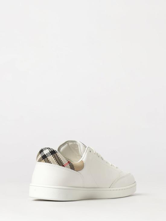 26FW 버버리 레더 세트 스니커즈 8118850 White - BURBERRY