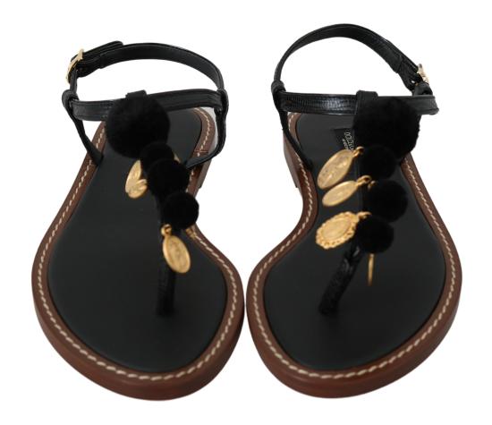  돌체앤가바나 샌들 LA6577 BLACK