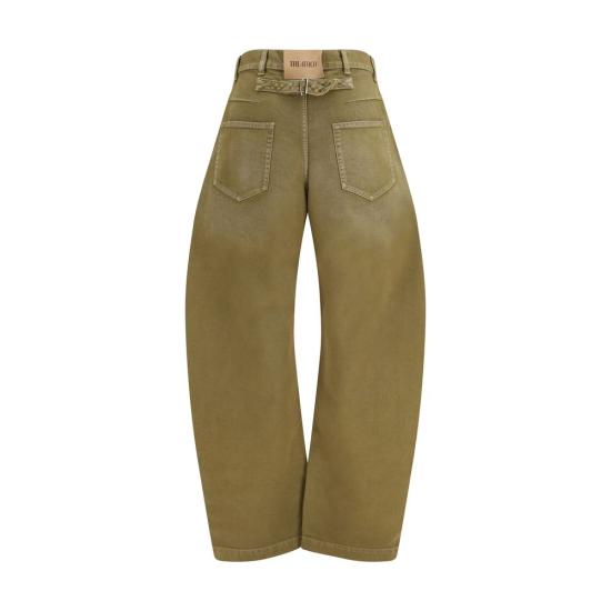 26FW 디 아티코 스트레이트 팬츠 TH261WCP00321DDD121AA156BB BROWN - THE ATTICO