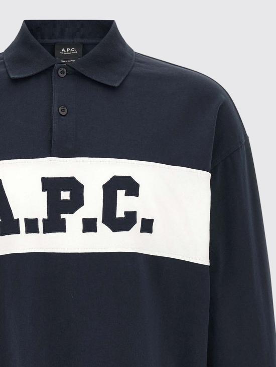 26FW 아페쎄 폴로 티셔츠 COHRUH26633 IAK Navy - A.P.C.
