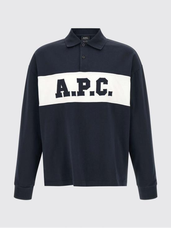 26FW 아페쎄 폴로 티셔츠 COHRUH26633 IAK Navy - A.P.C.