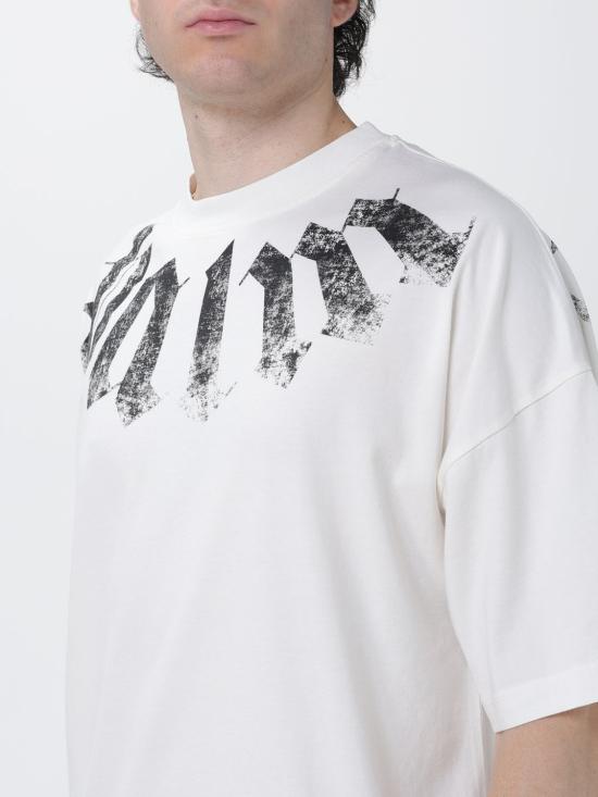 26FW 팜앤젤스 반팔 티셔츠 PAMBAA03F26JR01 OFF White - PALM ANGELS