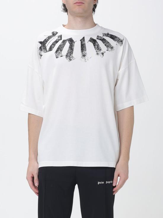 26FW 팜앤젤스 반팔 티셔츠 PAMBAA03F26JR01 OFF White