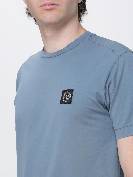 26FW 스톤 아일랜드 반팔 티셔츠 2100027S0013 V002B Blue - STONE ISLAND