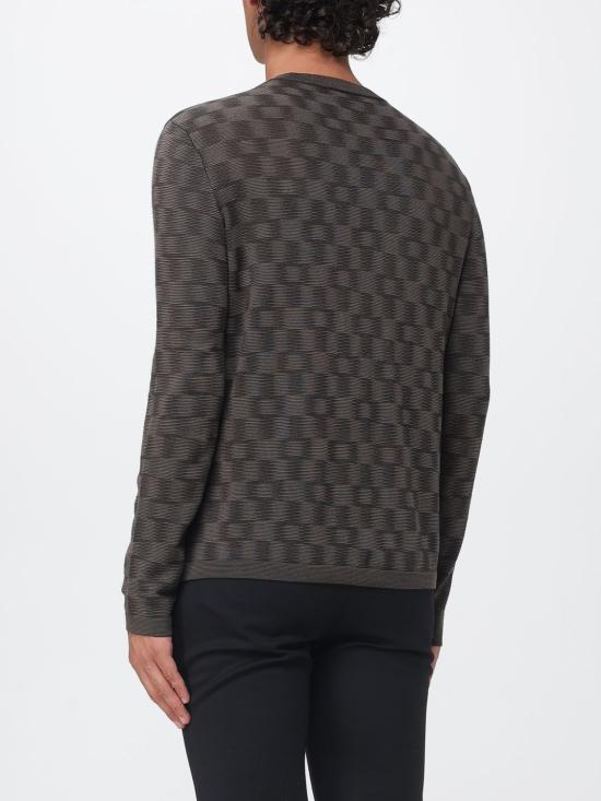 26FW 엠포리오 아르마니 스웨터 EM006276AF29848 F6030 Brown - EMPORIO ARMANI