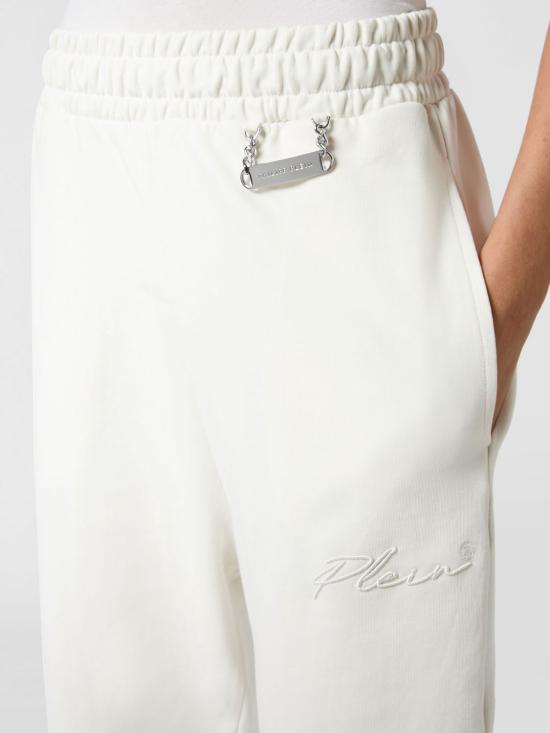 26SS 필립 플레인 트레이닝/조거 팬츠 UABCWJT1419PJO002N 75 Ivory - PHILIPP PLEIN