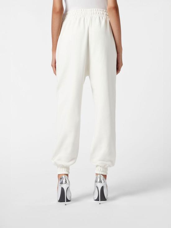 26SS 필립 플레인 트레이닝/조거 팬츠 UABCWJT1419PJO002N 75 Ivory - PHILIPP PLEIN