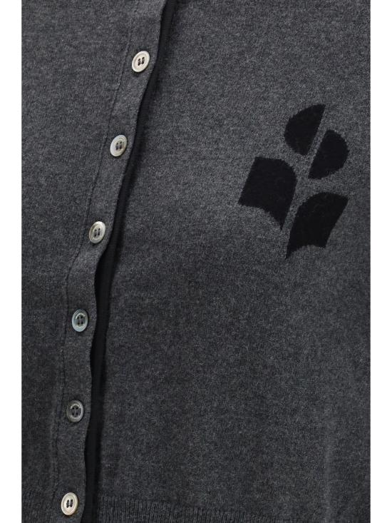 26FW 이자벨마랑에뚜왈 가디건 CA0163FAD1L16E ANBK GRAY - ISABEL MARANT ETOILE