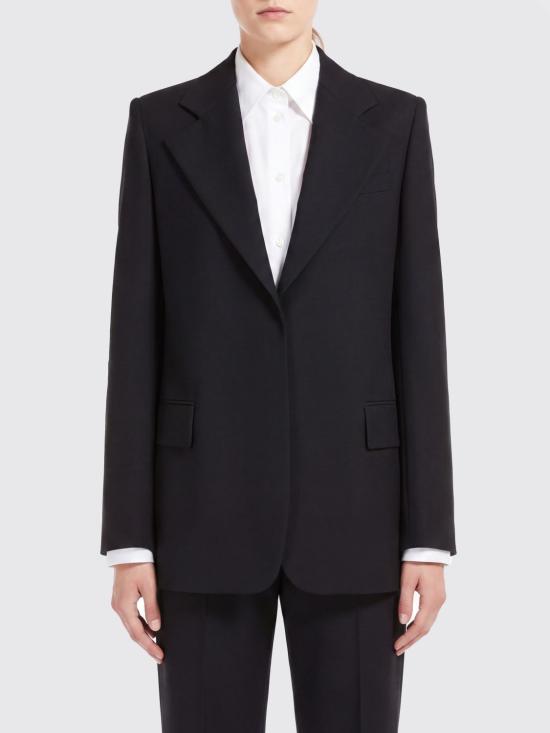 26FW 스포트막스 수트 자켓 2622046061600 004 Black
