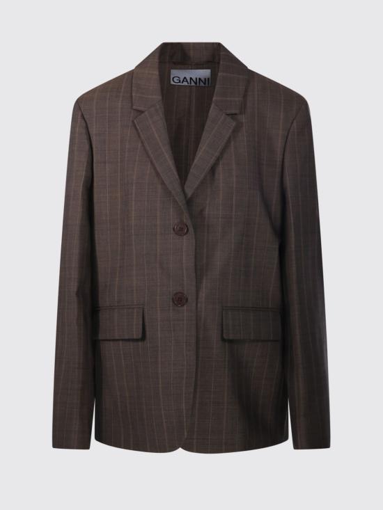 26FW 가니 자켓 A1020102 296 Brown - GANNI