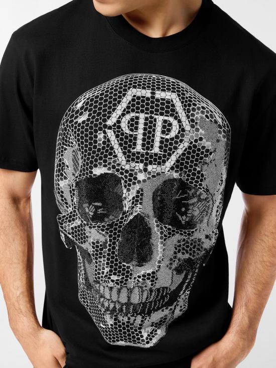 25FW 필립 플레인 반팔 티셔츠 FAECMTK8440PJY002N 02 Black - PHILIPP PLEIN