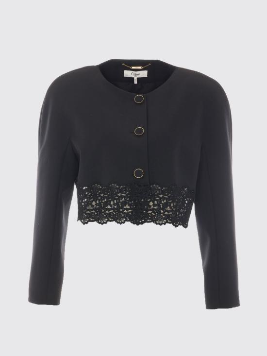 26FW 끌로에 자켓 CH26AVE24067 001 Black - CHLOE