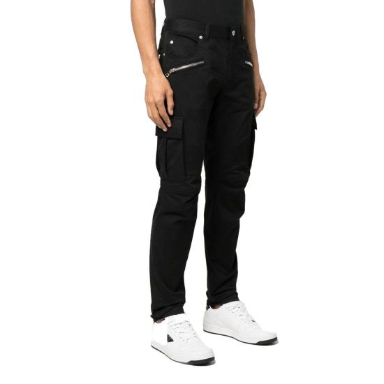  발망 카고 팬츠 BA 9271017406676 BLACK - BALMAIN