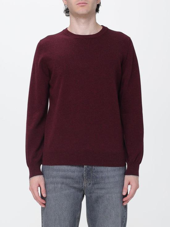 26FW 브루넬로 쿠치넬리 캐시미어 니트 M2200100 CNU36 Burgundy