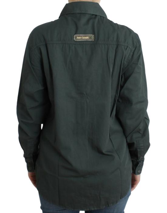  로베르토 카발리 셔츠 SIG11983 GRAY - ROBERTO CAVALLI