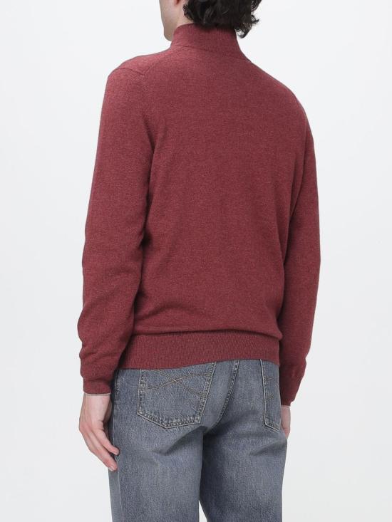 26FW 브루넬로 쿠치넬리 캐시미어 집업 니트 M2200124 CSY25 Red - BRUNELLO CUCINELLI