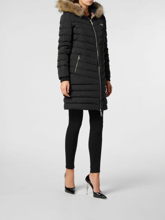 26SS 필립 플레인 롱패딩 LADCWRA0712PNY002N 02 Black - PHILIPP PLEIN