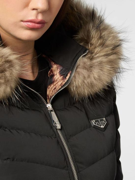 26SS 필립 플레인 롱패딩 LADCWRA0712PNY002N 02 Black - PHILIPP PLEIN