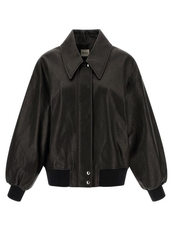 26FW 케이트 가죽 자켓 KH325554BM BLACK