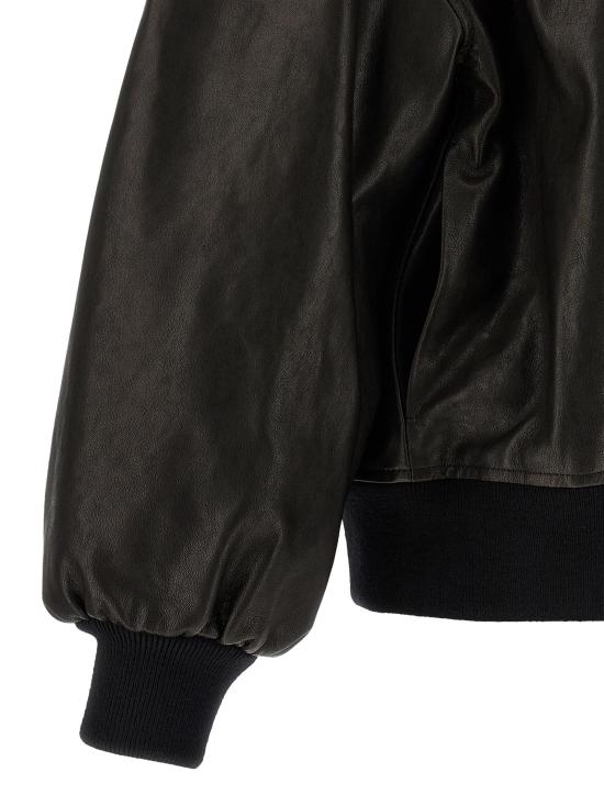 26FW 케이트 가죽 자켓 KH325554BM BLACK - KHAITE