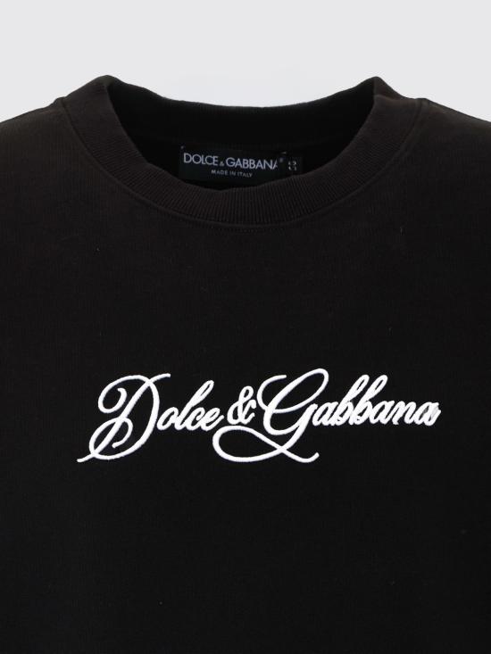26FW 돌체앤가바나 긴팔 티셔츠 G9AHSZG7P9M N0000 Black - DOLCE & GABBANA