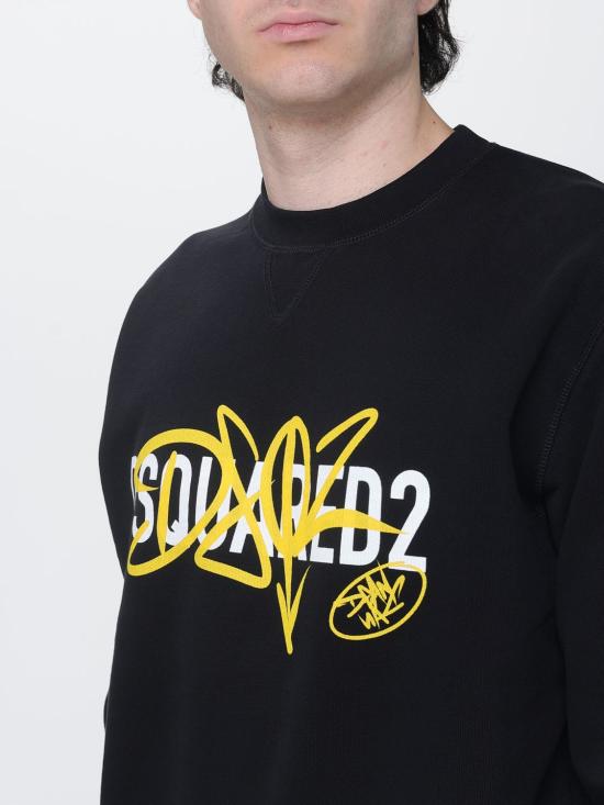 26FW 디스퀘어드2 긴팔 티셔츠 S74GU0977D25028 900 Black - DSQUARED2