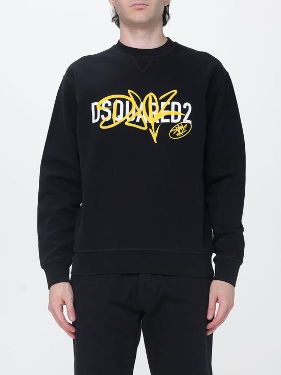 26FW 디스퀘어드2 긴팔 티셔츠 S74GU0977D25028 900 Black
