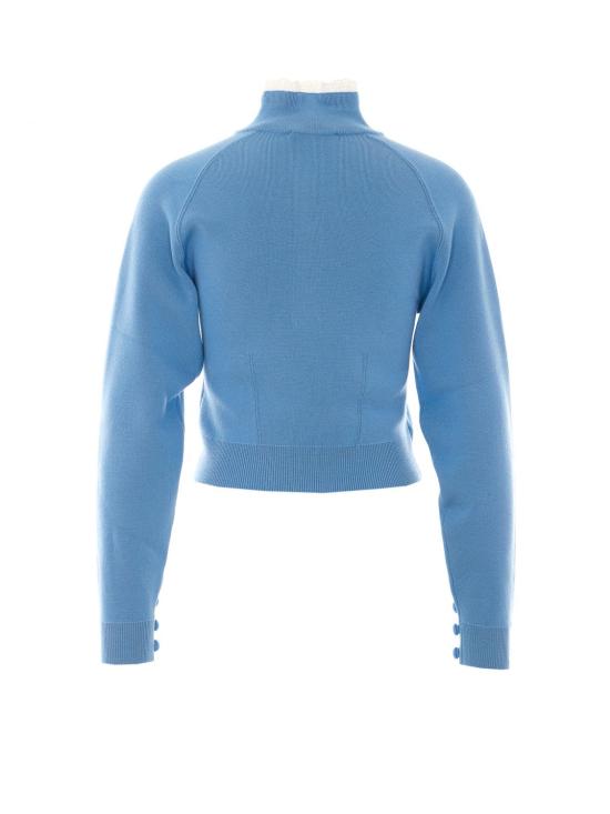 26FW 끌로에 스웨터 CH26AMP01600 40R Blue - CHLOE