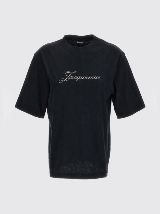 26FW 자크뮈스 자크뮈스 티셔츠 TSW00596AJ00289 990 Black - JACQUEMUS