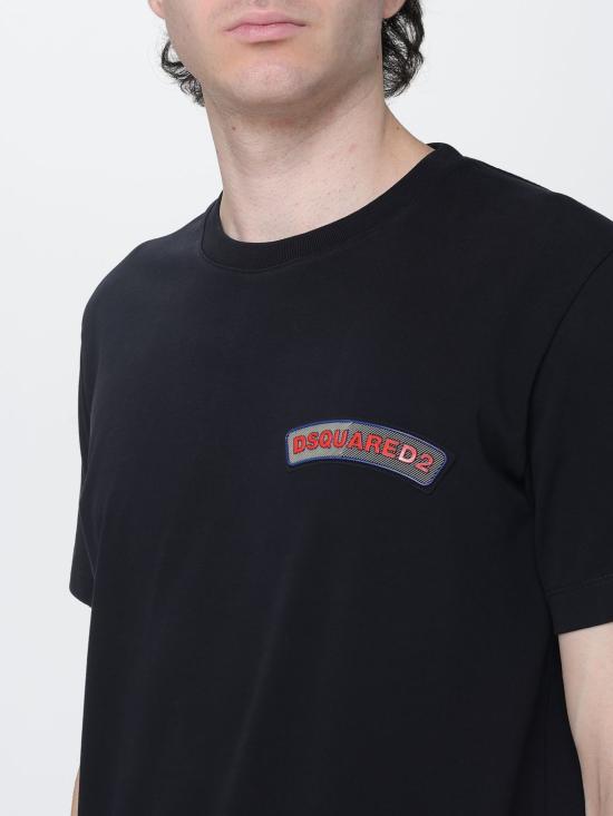 26FW 디스퀘어드2 반팔 티셔츠 S74GD1595D20106 900 Black - DSQUARED2