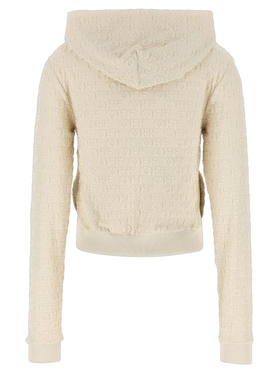 26FW 오프화이트 후드 티셔츠 OF337357BM BEIGE - OFF WHITE
