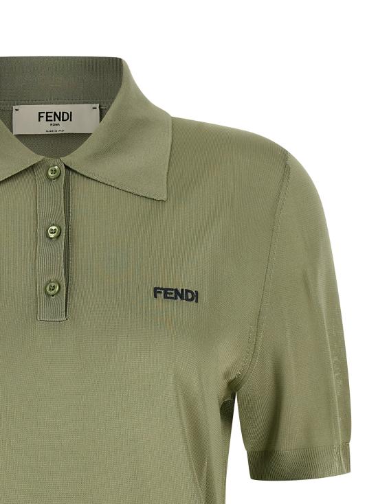 26SS 펜디 폴로 티셔츠 FE334179BM GREEN - FENDI