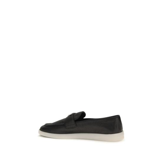 26FW 프라다 로퍼 PR2DG124FG001013F0632BB BLACK - PRADA