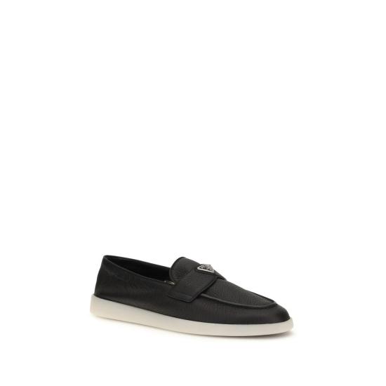 26FW 프라다 로퍼 PR2DG124FG001013F0632BB BLACK - PRADA