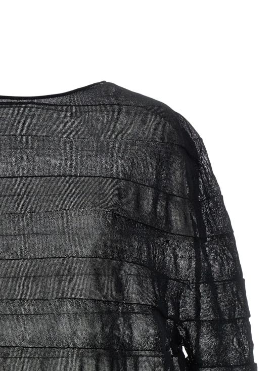 25FW 이세이 미야케 스웨터 IS327907BM BLACK - ISSEY MIYAKE