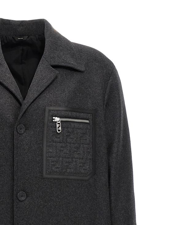  펜디 코트 FE298970BM GRAY - FENDI
