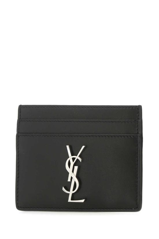  생로랑 모노그램 카드지갑 4856310SX0E 1000 BLACK - SAINT LAURENT