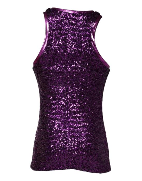  돌체앤가바나 민소매 티셔츠 TSH87106 PURPLE - DOLCE & GABBANA