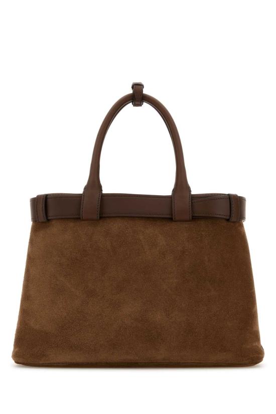 26SS 프라다 버클 미디엄 스웨이드 핸드백 1BA434VOBO2C4S F0324 BROWN - PRADA