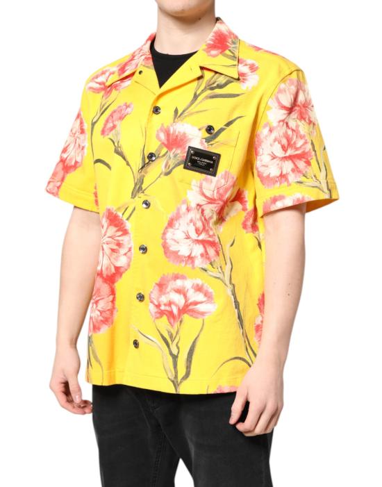  돌체앤가바나 반팔 셔츠 TSH90327 YELLOW - DOLCE & GABBANA
