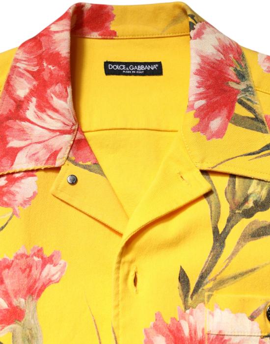  돌체앤가바나 반팔 셔츠 TSH90327 YELLOW - DOLCE & GABBANA