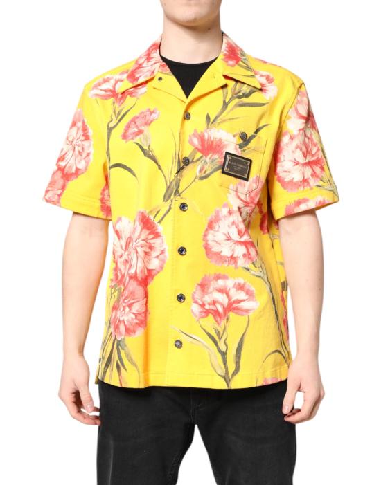  돌체앤가바나 반팔 셔츠 TSH90327 YELLOW - DOLCE & GABBANA