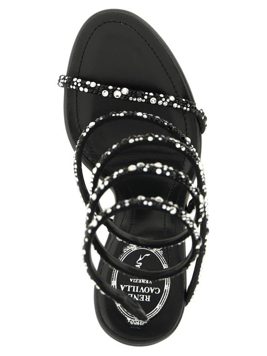 26FW 르네 카오빌라 힐/펌프스 RE337597BM BLACK - RENE CAOVILLA