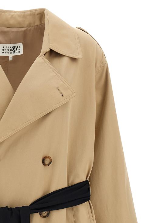 26SS MM6 메종마르지엘라 트렌치 코트 MM330045BM BEIGE - MM6 MAISON MARGIELA